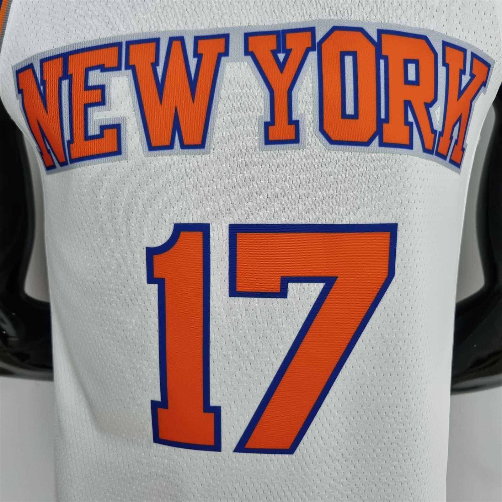 75th Anniversary Lin #17 New York Knicks White NBA Jersey 5