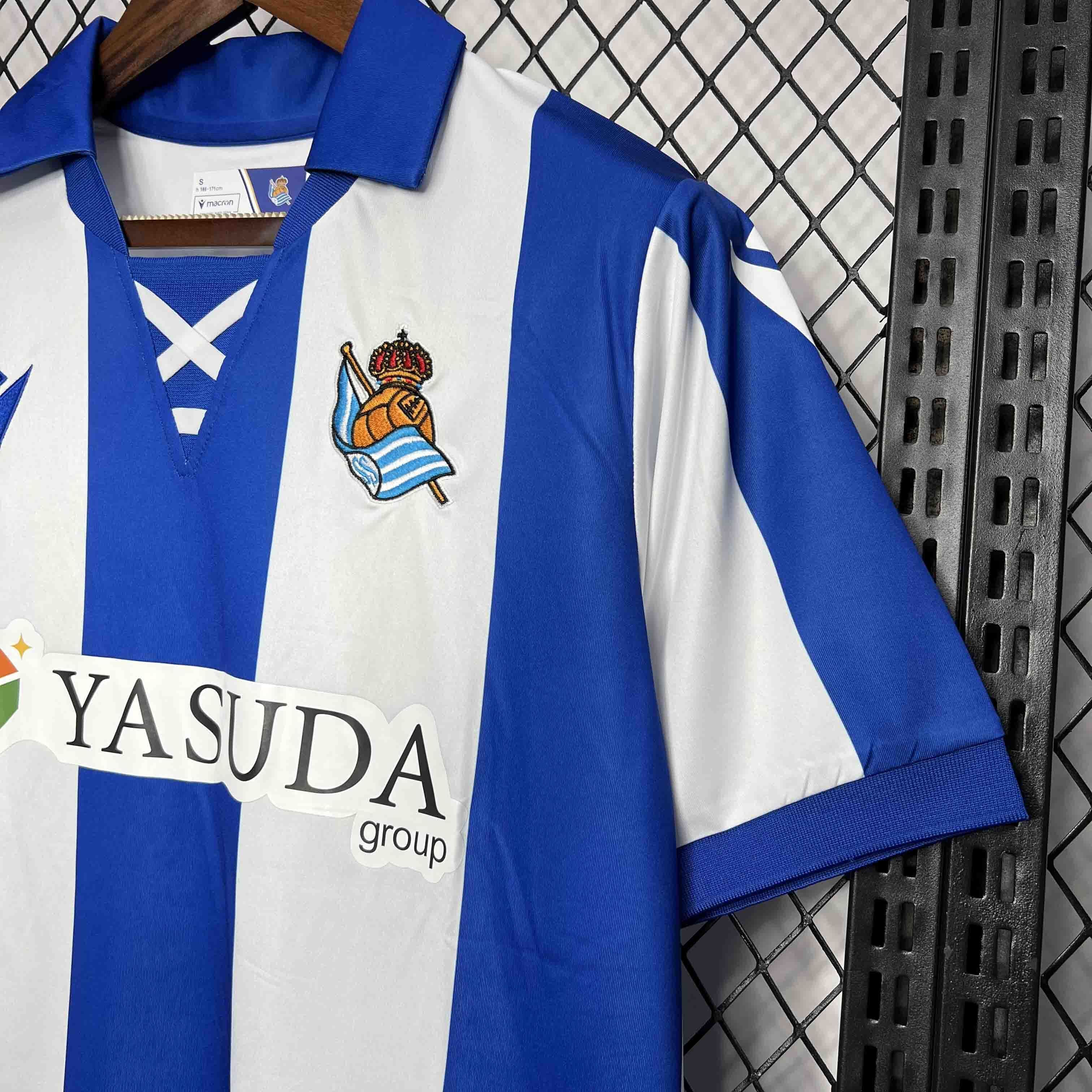 24-25 Real Sociedad Home Kit Soccer Uniform AAAAJerseys Dropshipping Yupoo 2