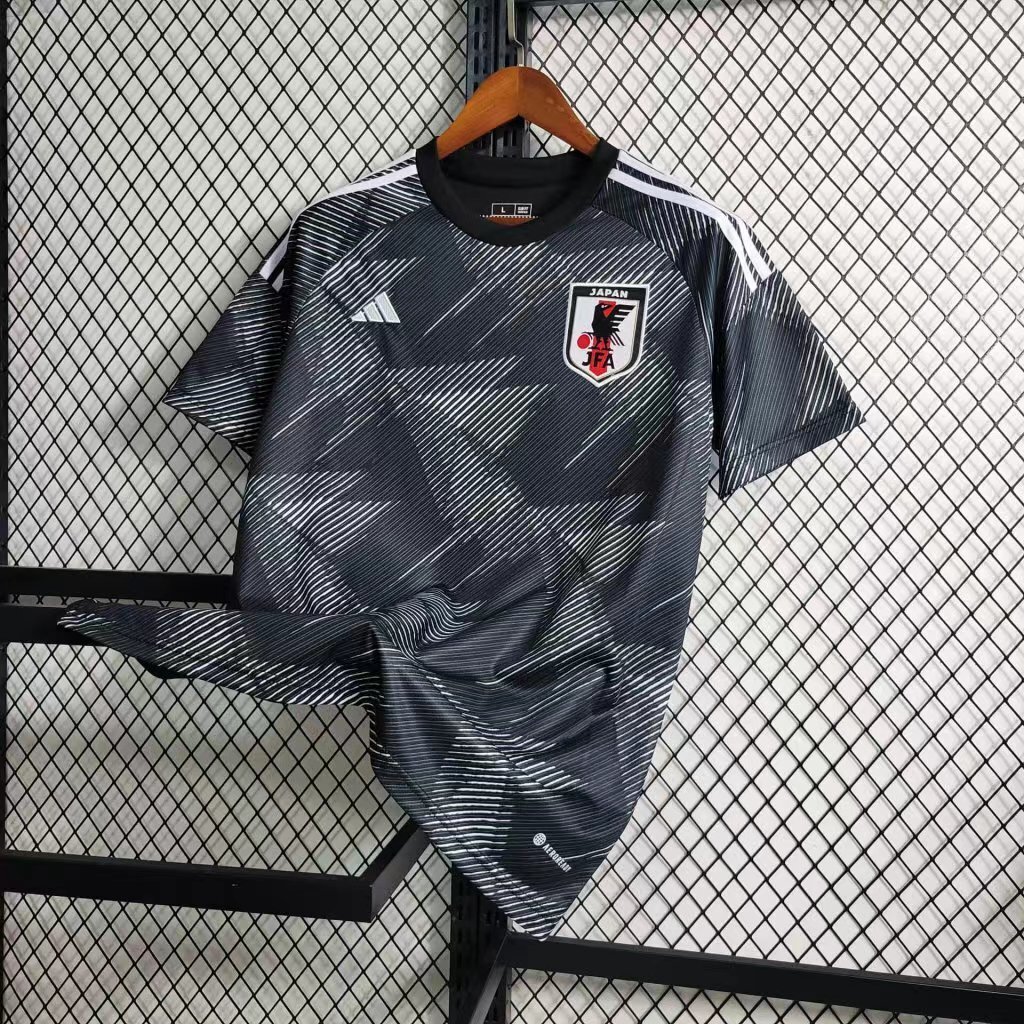 2023 Japan black S-XXL Cheap Soccer Jerseys 1