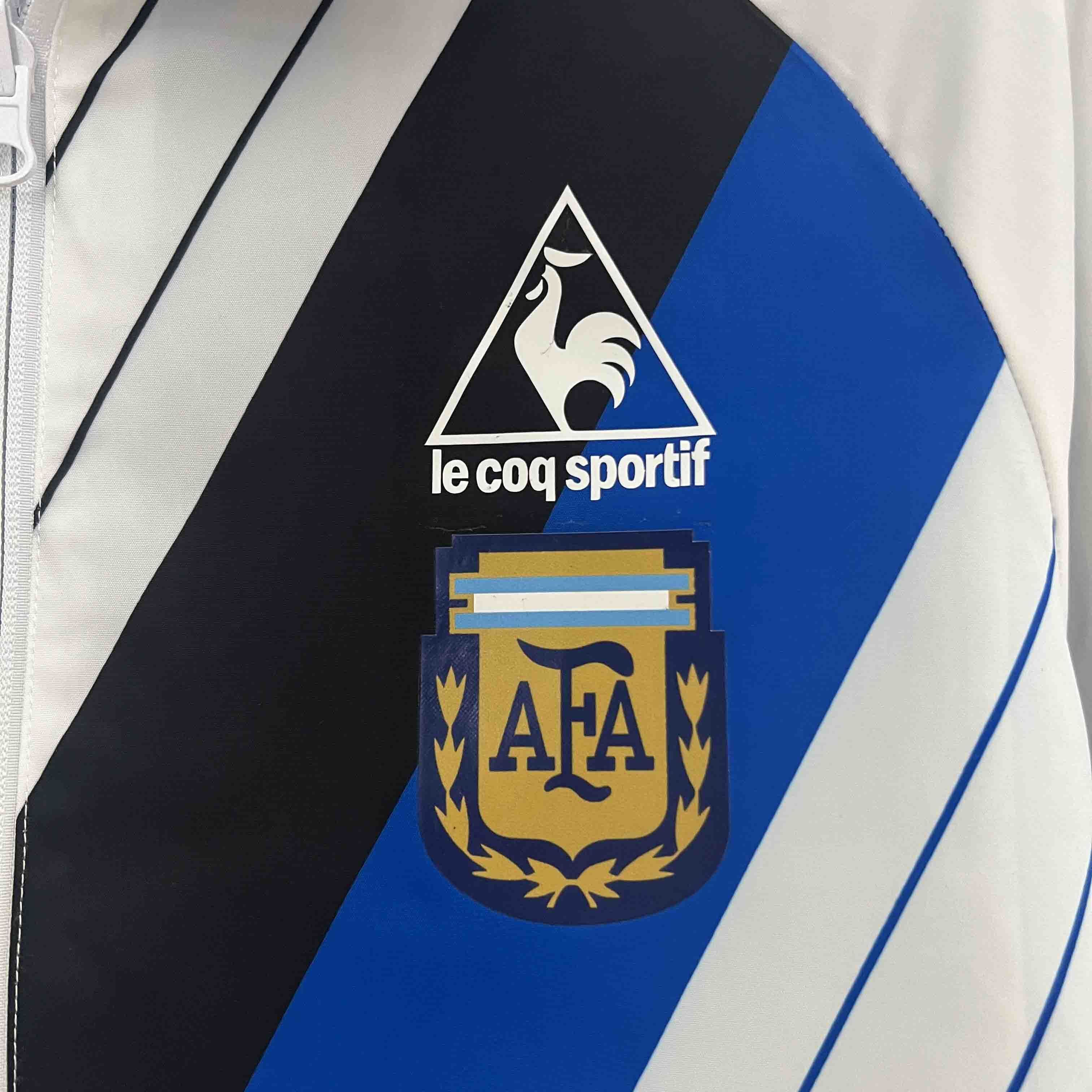 2024 Argentina Trench Coat Reversible White&Blue Double-Sides Jacket AAAAJersey Wholesale Yupoo 10