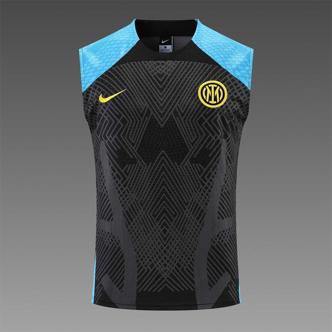 22-23 Inter Milan vest training suit kit Black 12