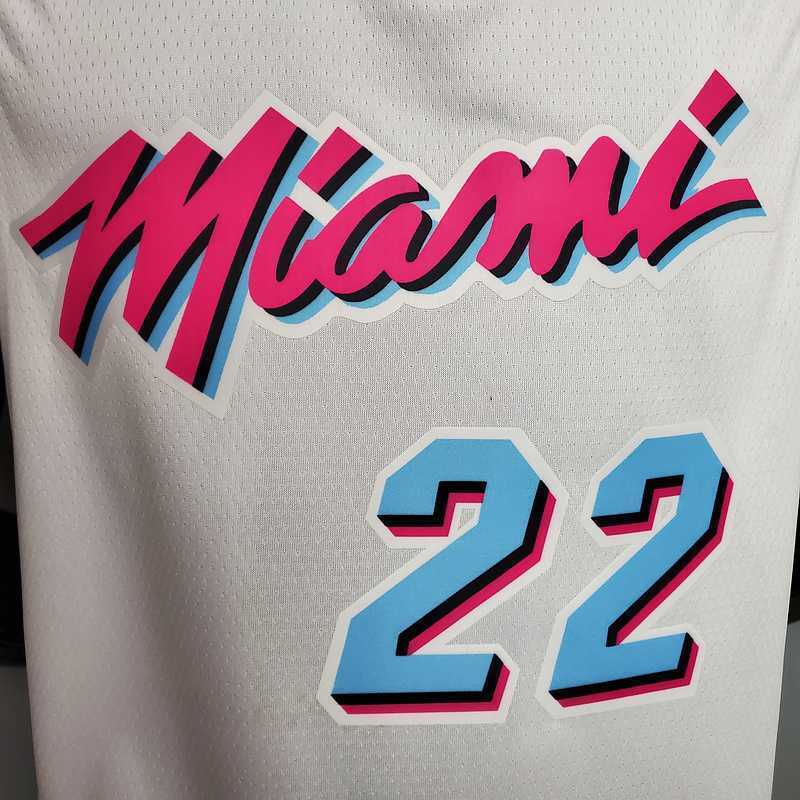 BUTLER #22 Miami Heat white 1