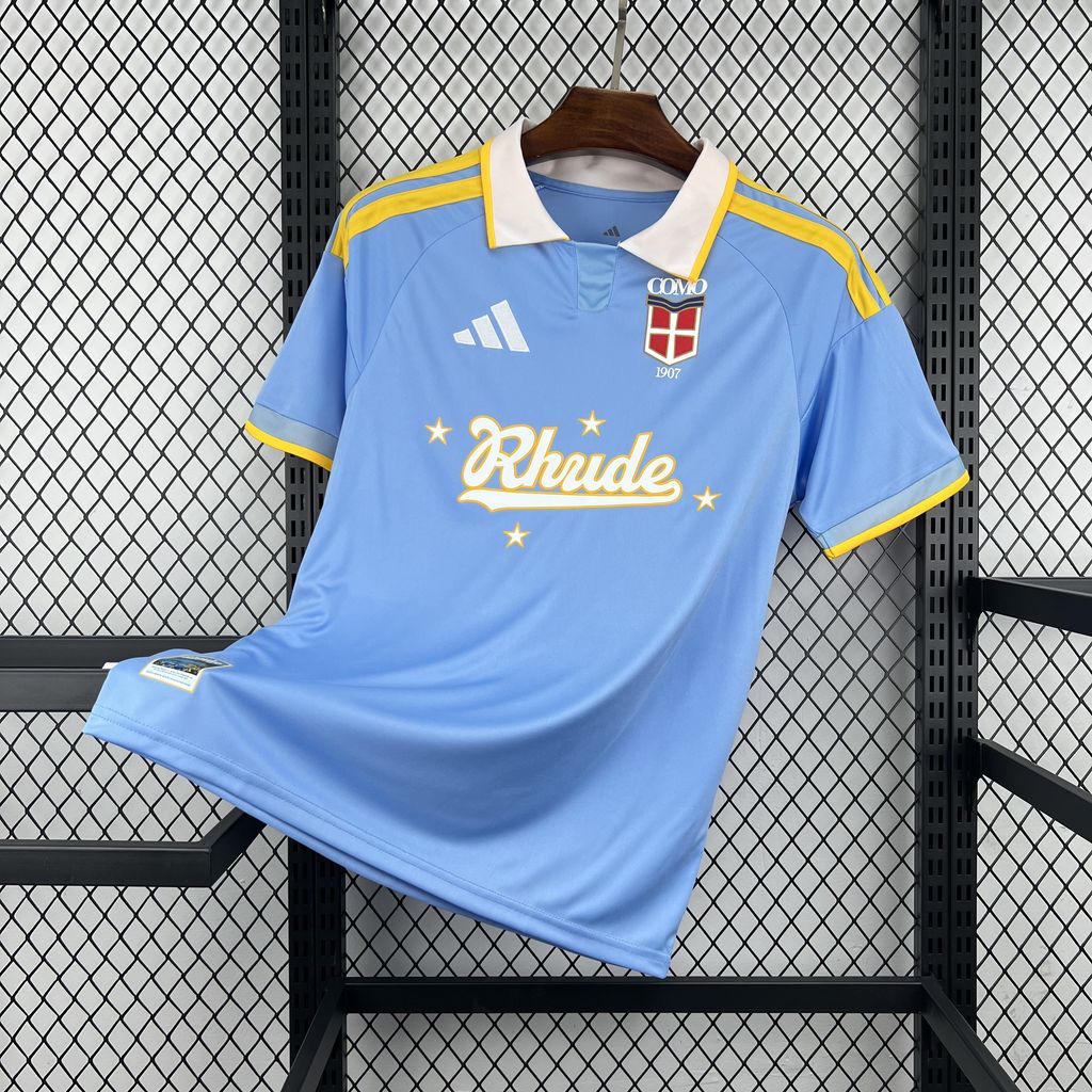 25-26 Como 1907 Fourth Away Kit Football T-Shirt AAAAJersey Wholesale Yupoo 6
