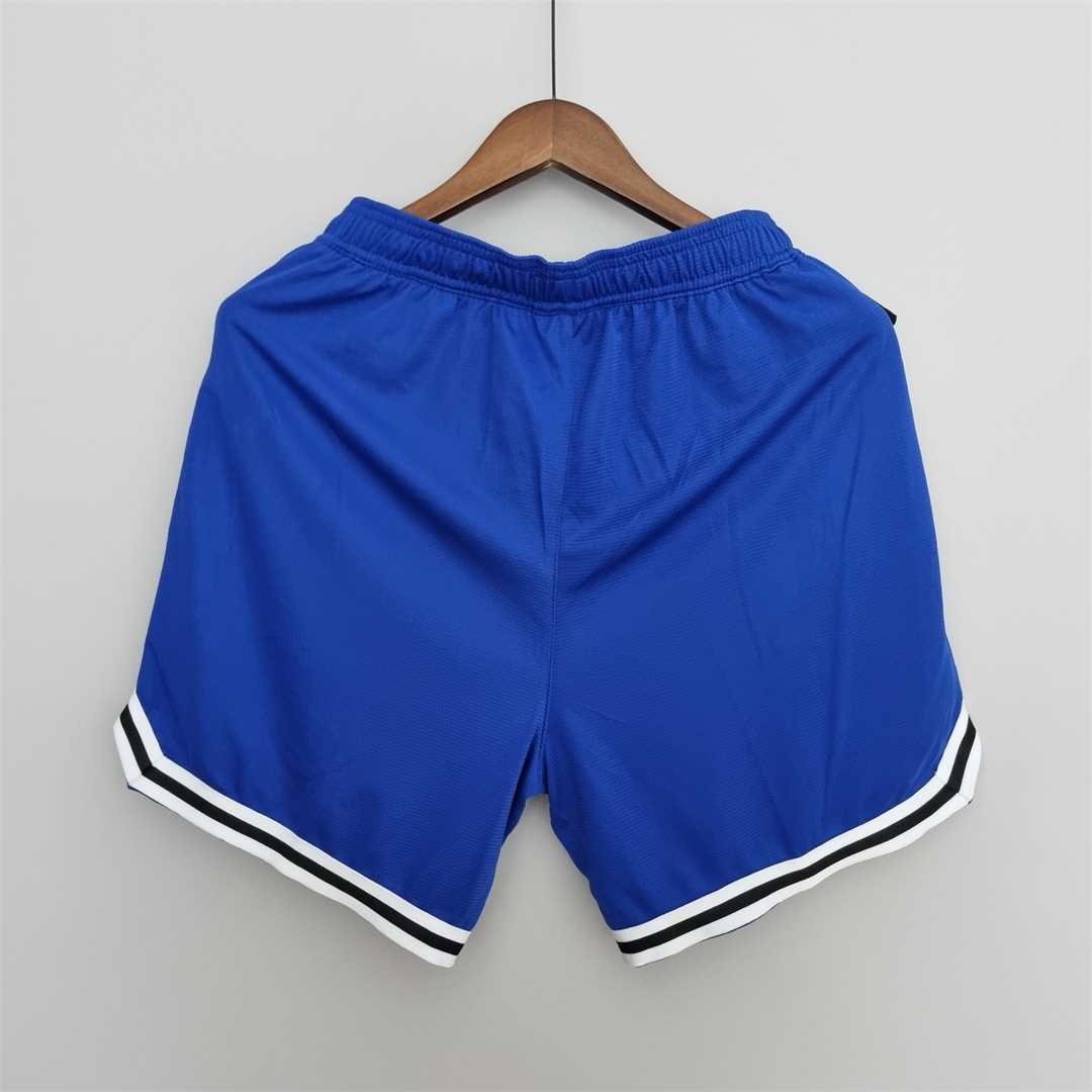 2022 Los Angeles Clippers NBA US Training Shorts Blue 5