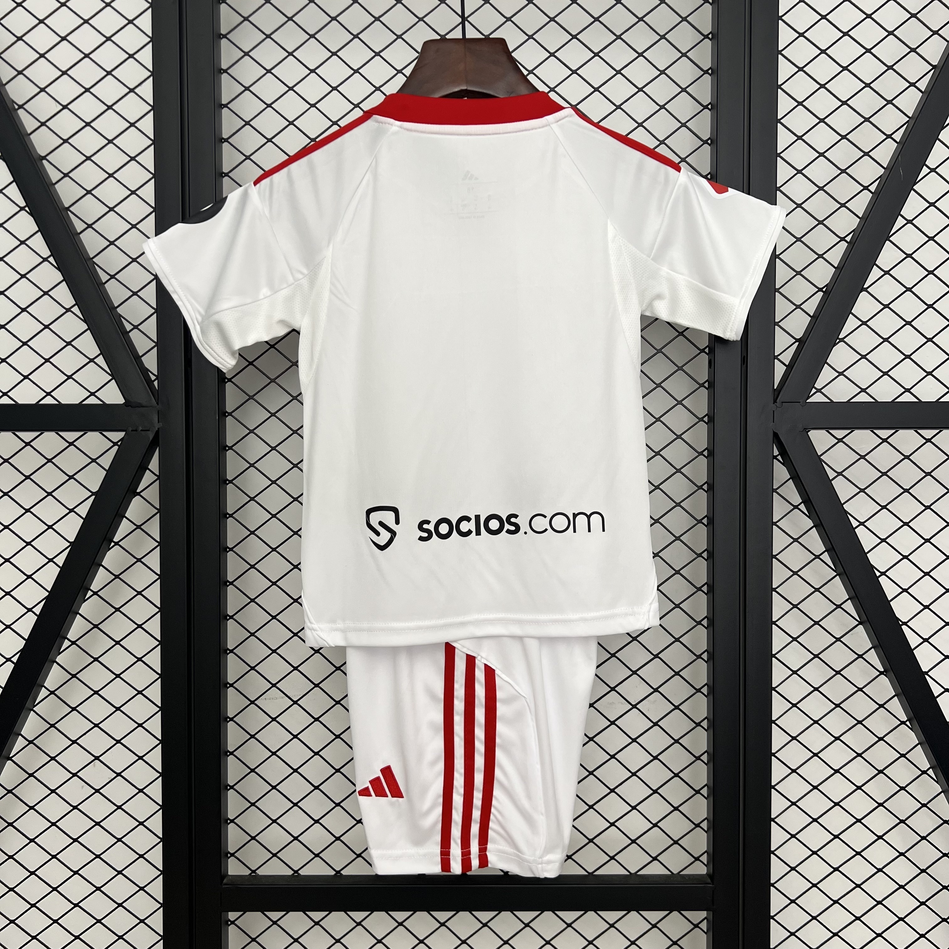 25-26 Sevilla Home Kids Kit Football Youth Sports Suits AAAAJersey Supplier Yupoo 2