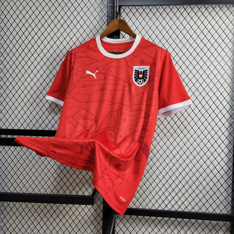 2024 Austria Home Kit UEFA Euro Shirt Football Replicas Yupoo 2