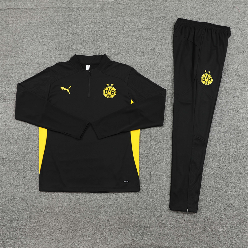 24-25 Dortmund Long Sleeve Training Suit Football Shirts 3