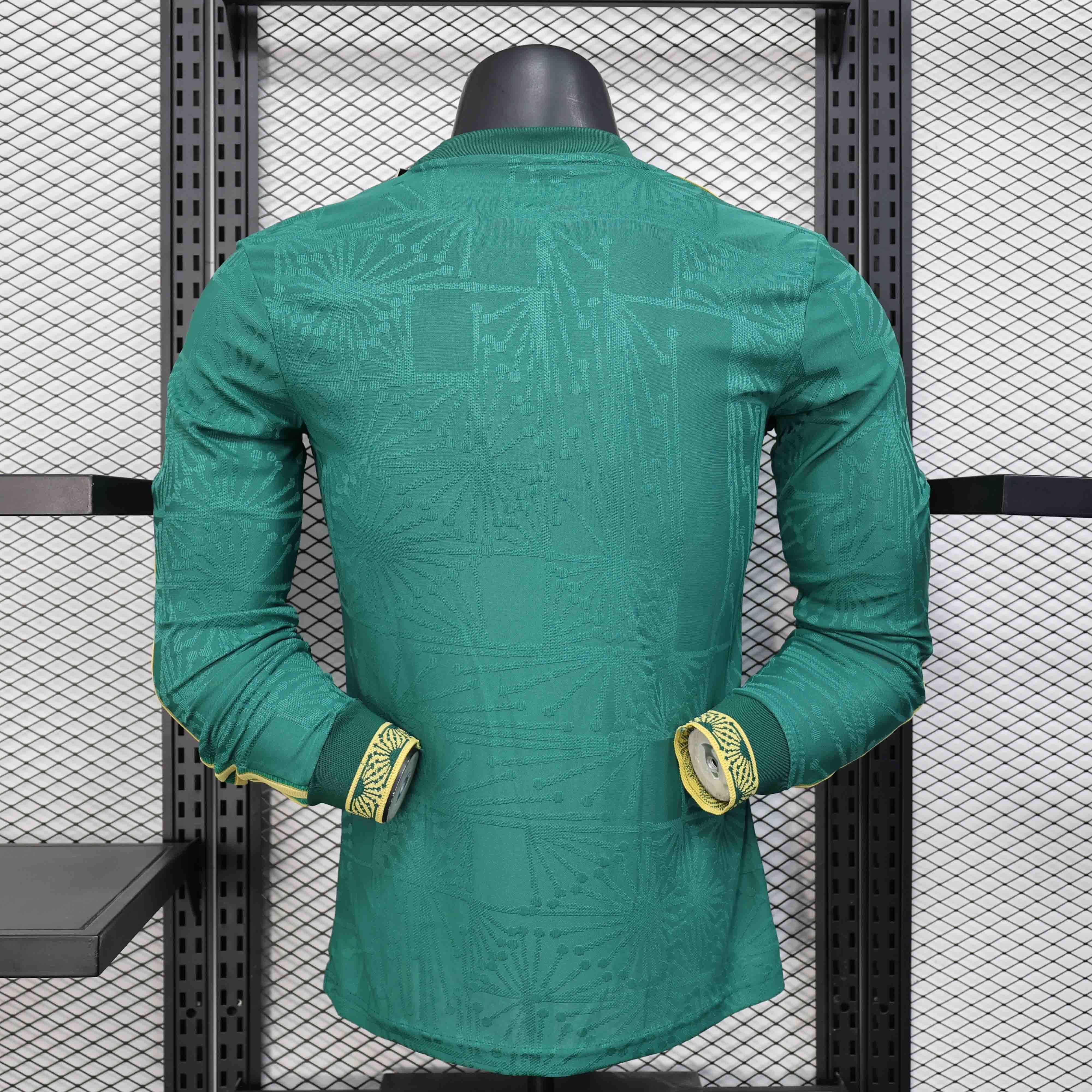 2025 Mexico Gold Cup Green Long Sleeve Kit Player Version Shirt AAAAJersey Supply Yupoo 1