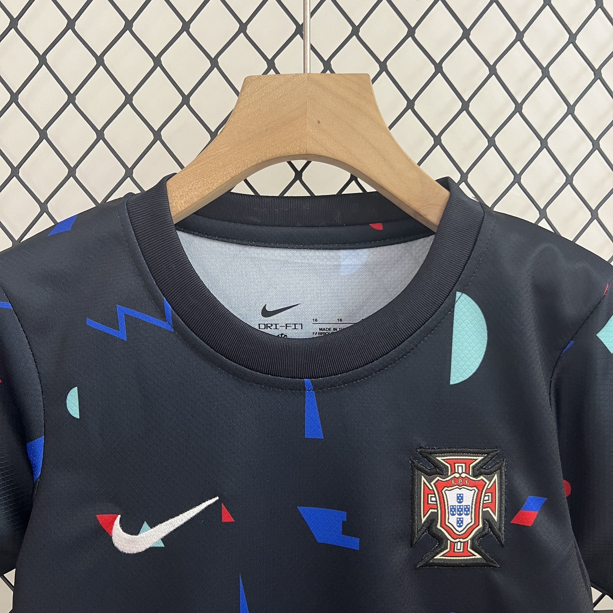 2024 Portugal Grey Training Kid Kits Youth Apparels Sport AAAAJersey Yupoo 4