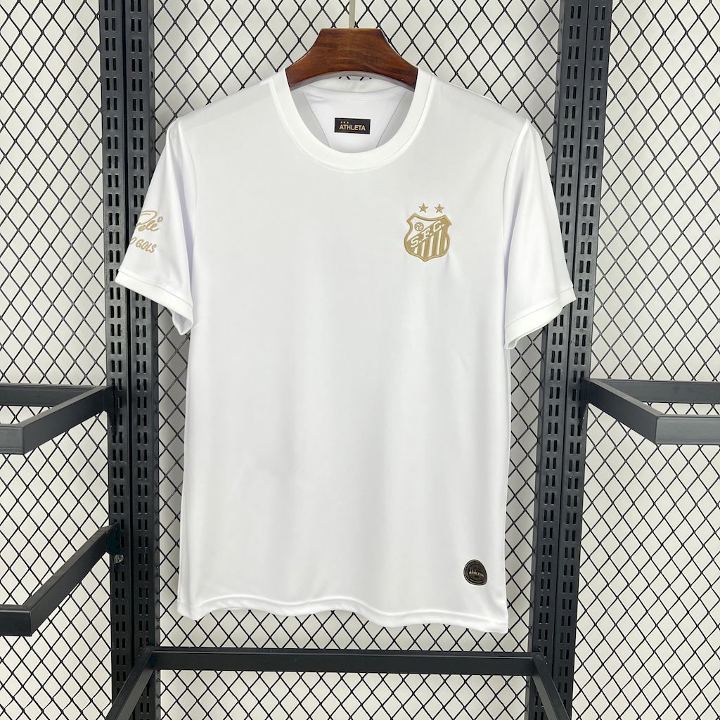 25-26 Santos White Special Edition T-Shirts AAAAJersey Dropship Yupoo