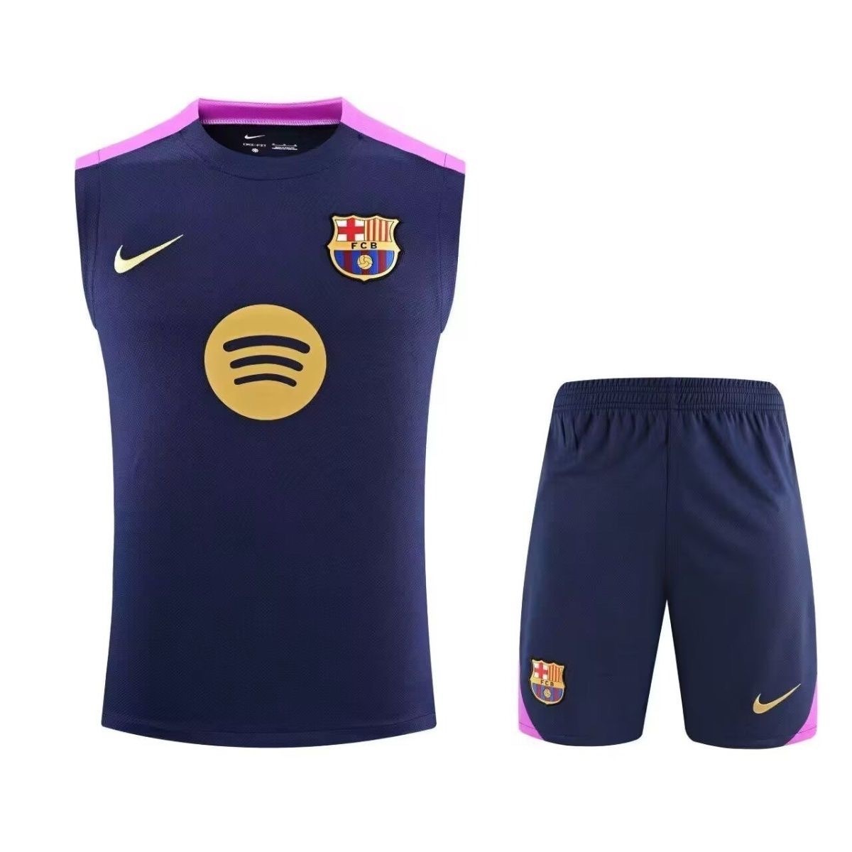 25-26 Barcelona Training Vest Kit Soccer AAAAJersey Supply Yupoo-1