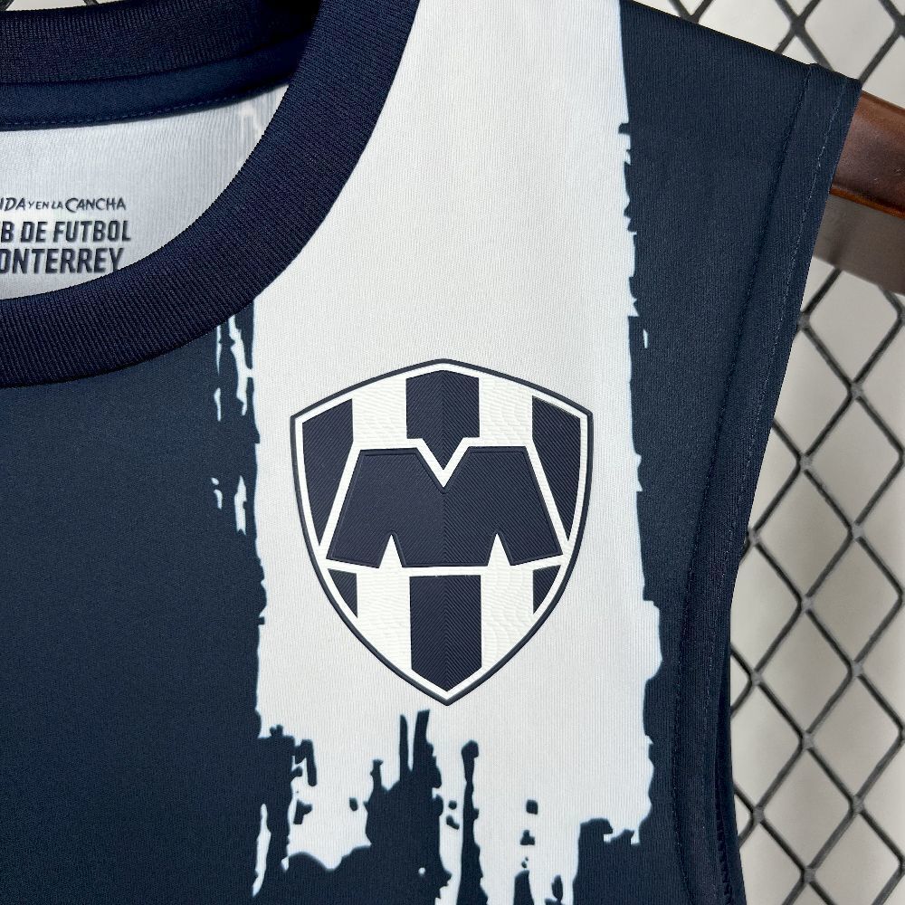 25-26 Monterrey Home Vest Shirt Football Apparels AAAAJersey Supply Yupoo 3