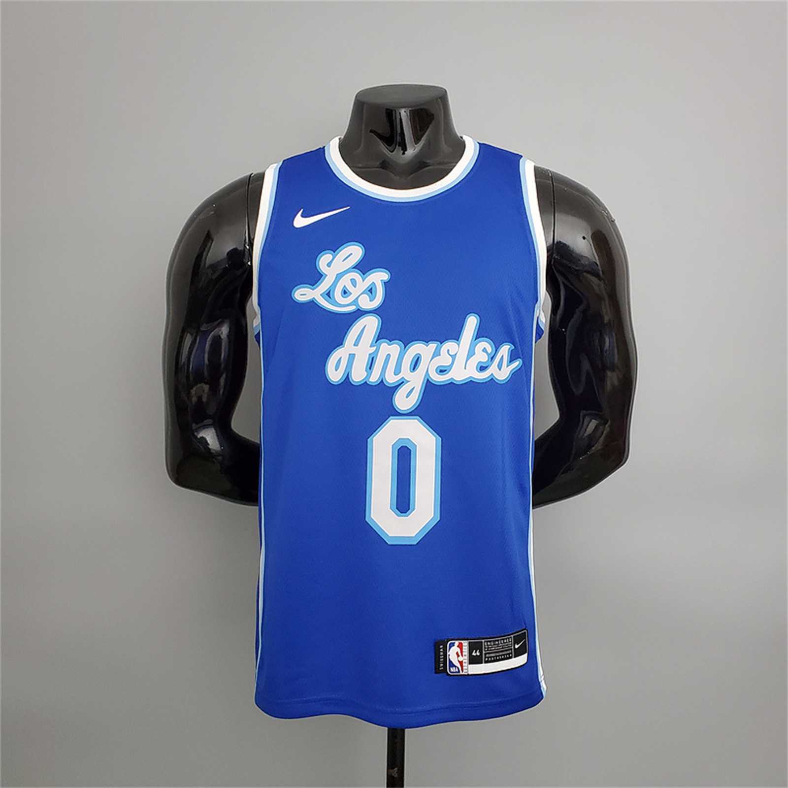 Lakers Westbrook#0 Latin Night (High Head) Blue
