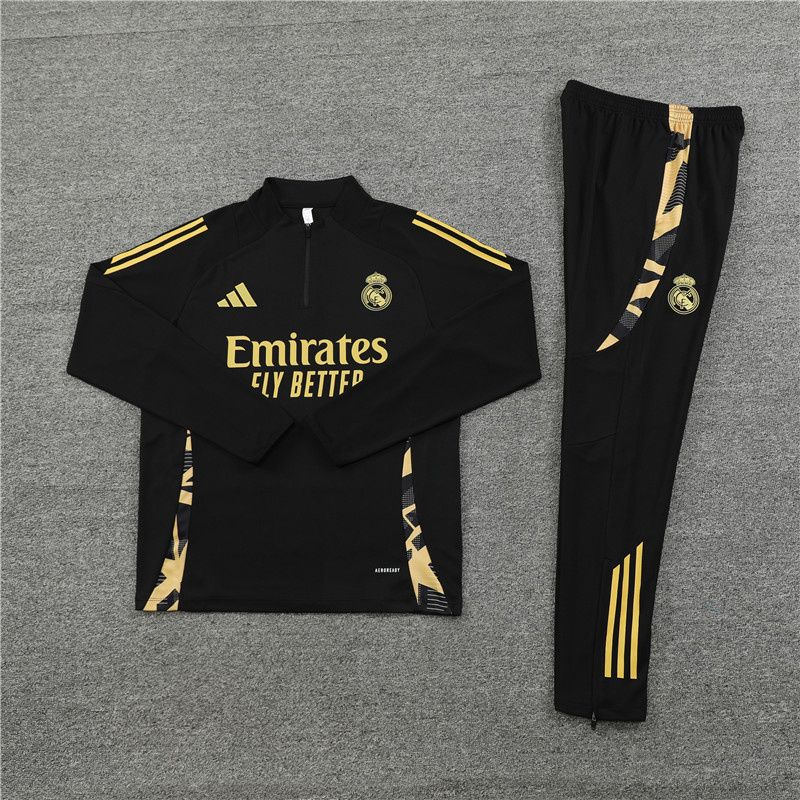 24-25 Real Madrid Long Sleeve Training Suit Football Shirts 3