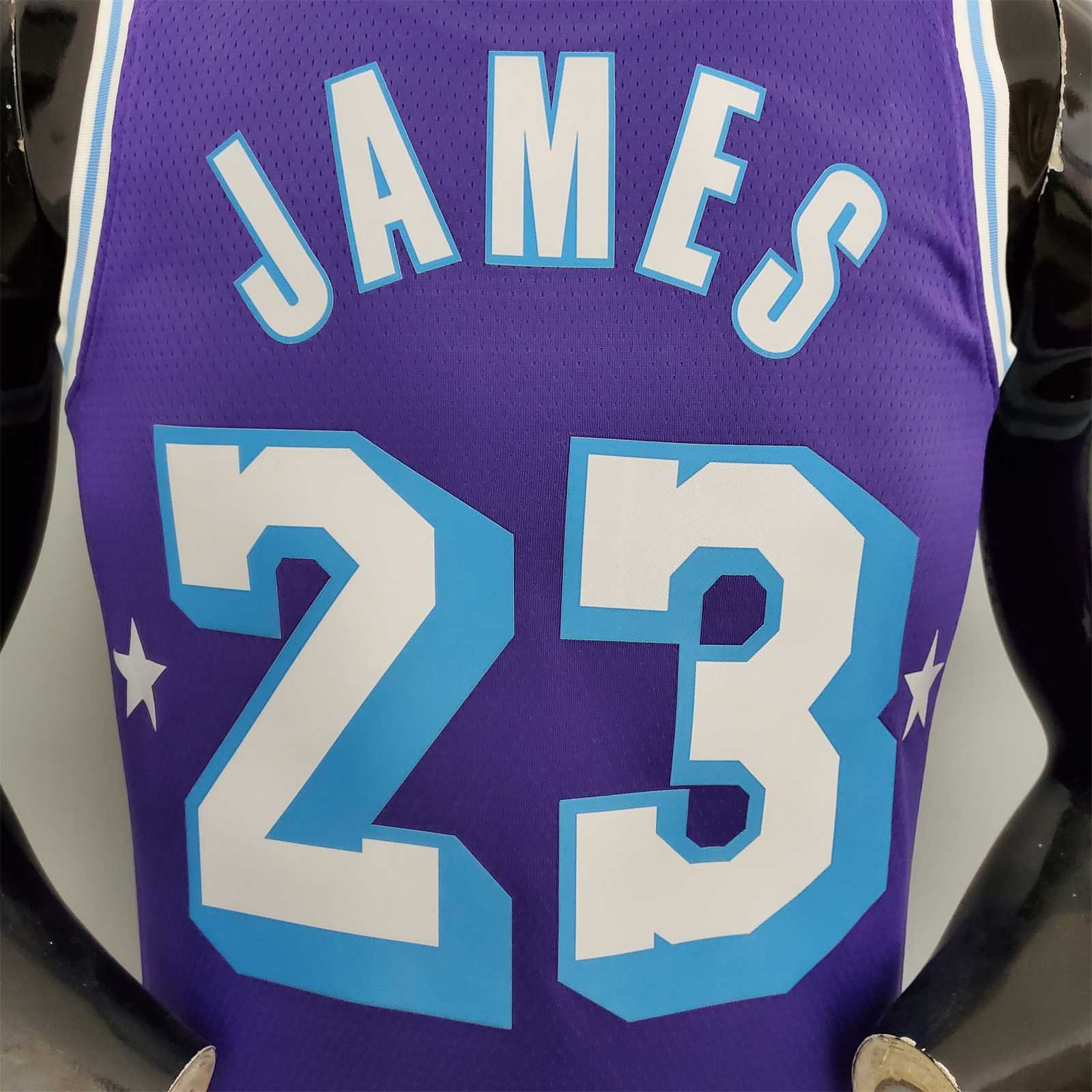 2022 75th Anniversary James #23 Lakers City Edition Purple 2