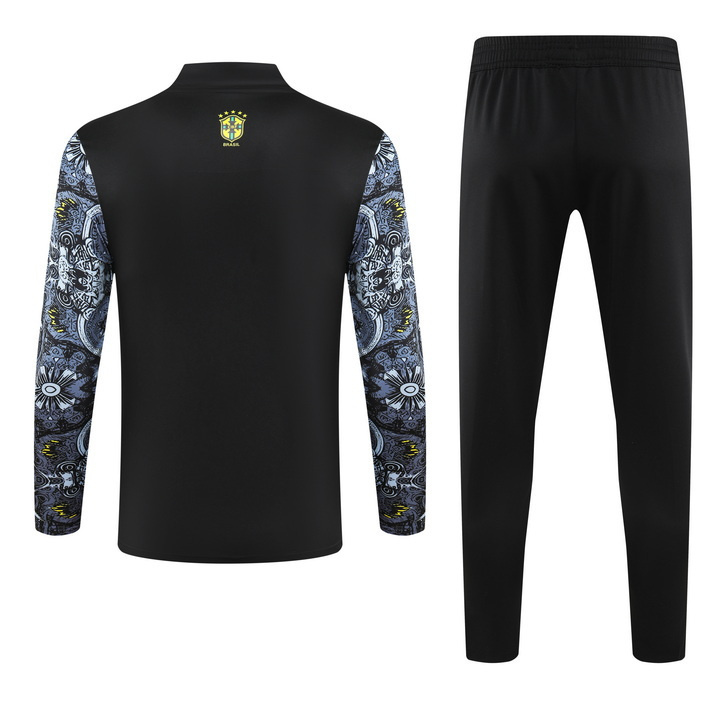 2024 Brazil Long Sleeve Training Suit Football Shirts 2