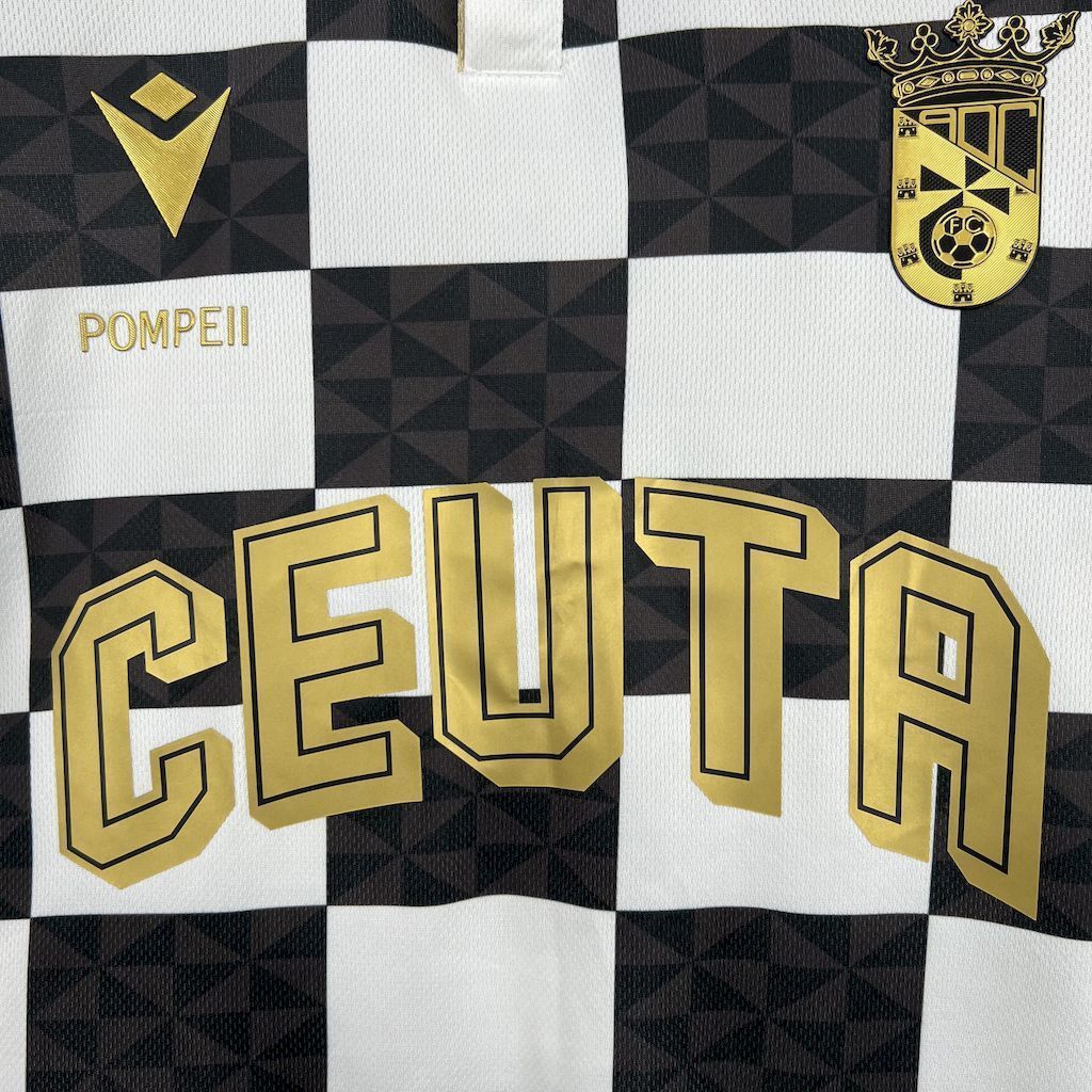 24-25 AD Ceuta FC x POMPEII BRAND DEBUT Special Edition Shirt Football Apparels AAAAJersey 5