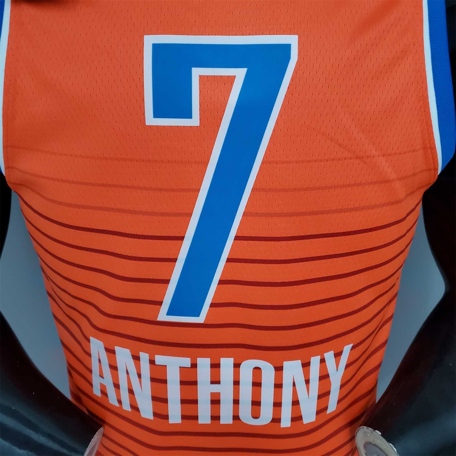 ANTHONY#7 Thunder Jordan Orange 1