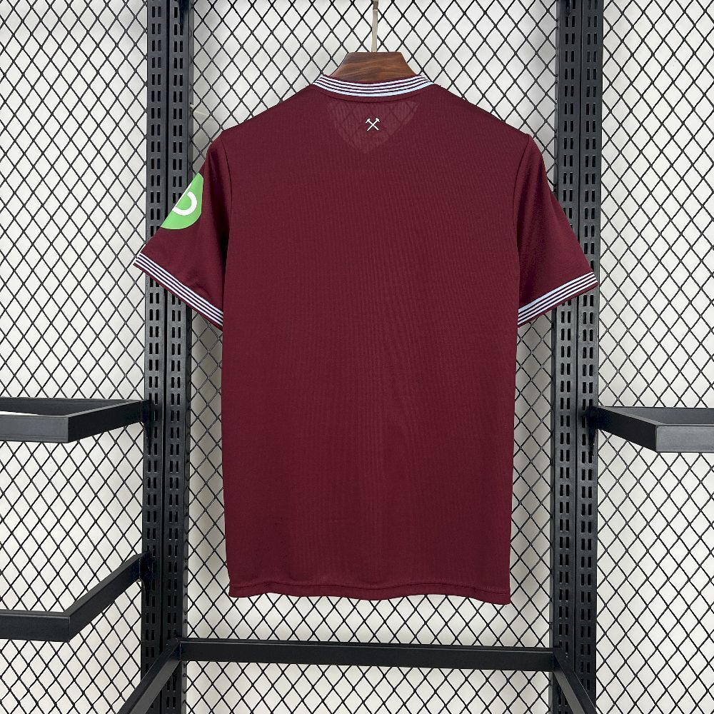 25-26 West Ham Home Kit Football Summer T-Shirt Soccer AAAAJersey Supplier Yupoo 3