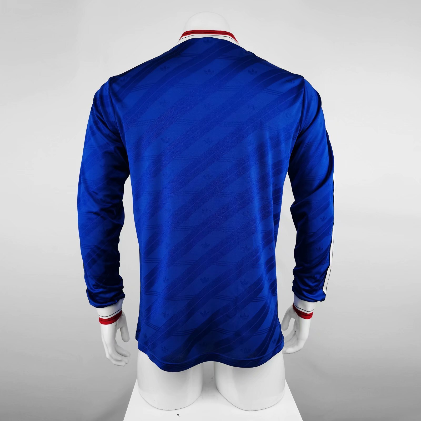 86-88 Manchester United away blue long sleeve 5