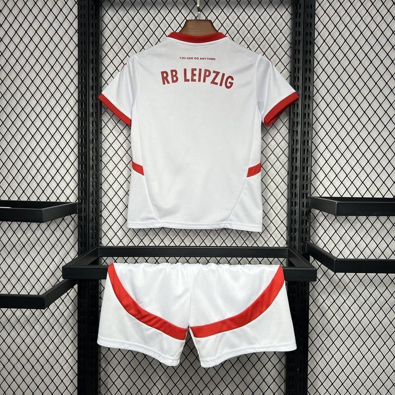 24-25 RB Leipzig Home Kid Kits Youth Apparels Football AAAAJersey Yupoo 1