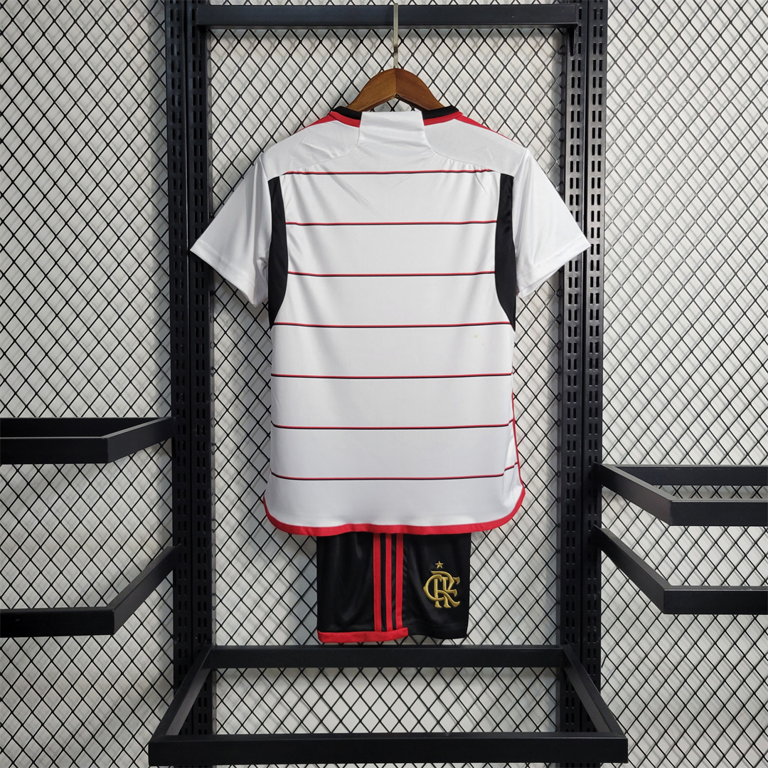 23-24 Flamengo away kids kit 2