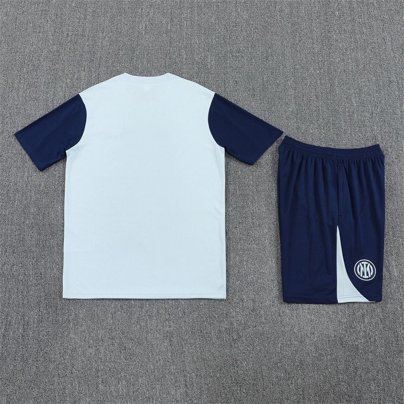 25-26 Inter Milan White Training Kits Football Tracksuits 3