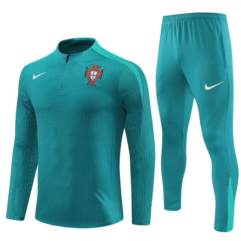 2024 Portugal Player Long Sleeve Training Suit Football Shirts