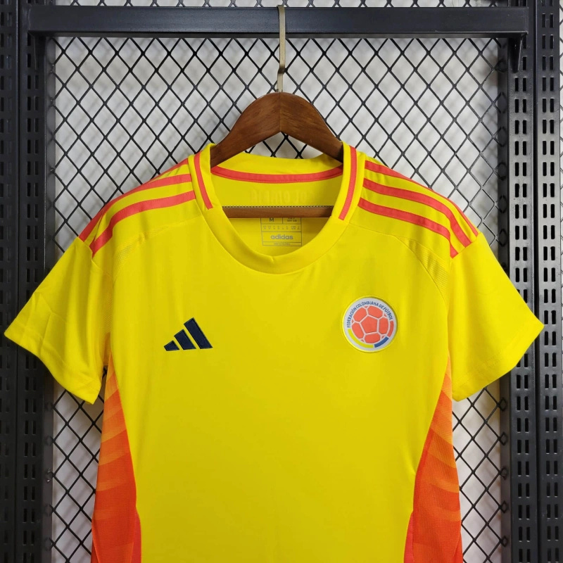 2024 Colombia Home Women Kit Lady Shirt Football AAAAJersey Supplier 3