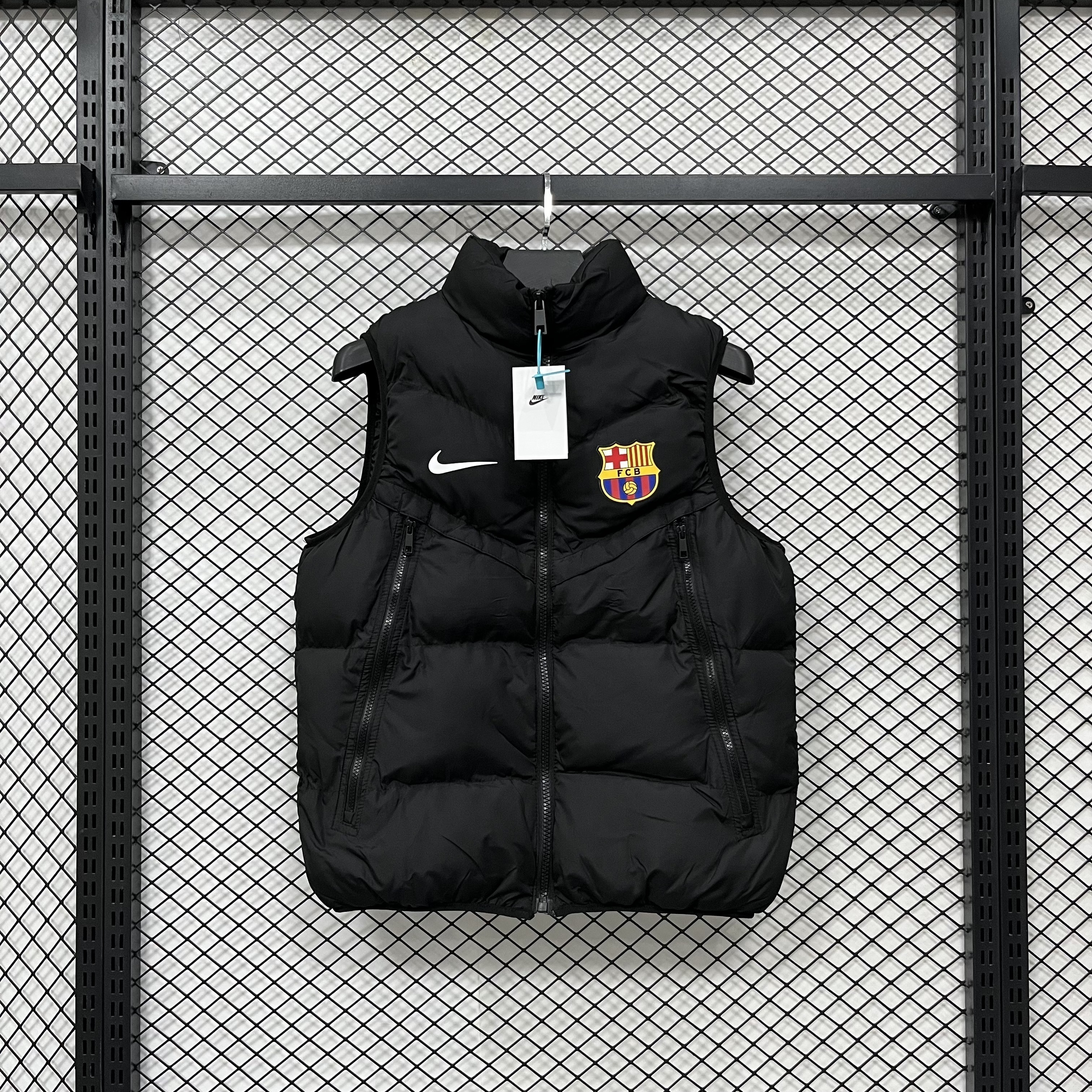 25-26 Barcelona Vest Kit Football Windbreaker AAAAJersey Supply Yupoo 2