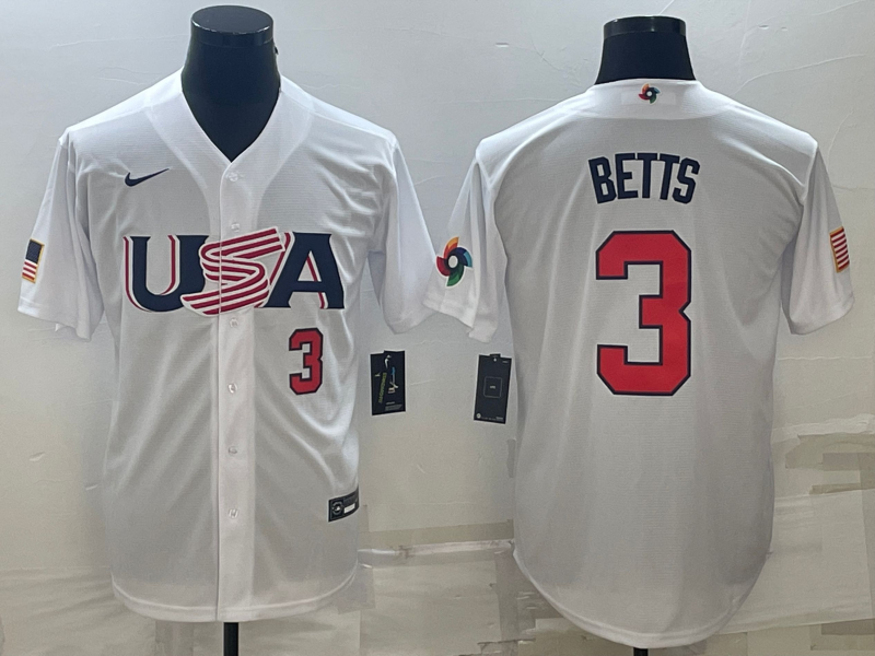 USA 2023 World Cup Baseball Jerseys 65