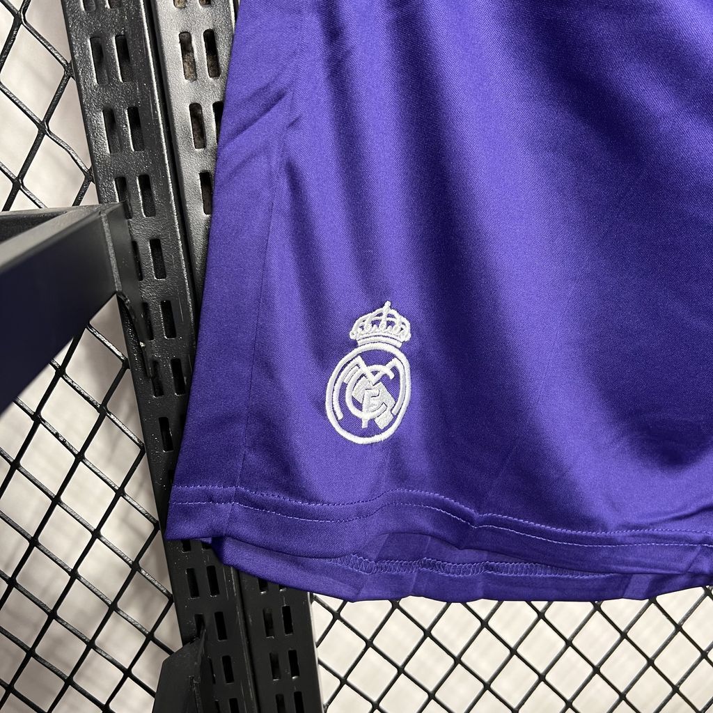 24-25 Real Madrid Purple Y3 Shorts Football Trousers Soccer AAAAJersey Yupoo 1