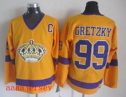 Los Angeles Kings retro ice hockey jersey M-3XL 洛杉矶国王队复古冰球服 4