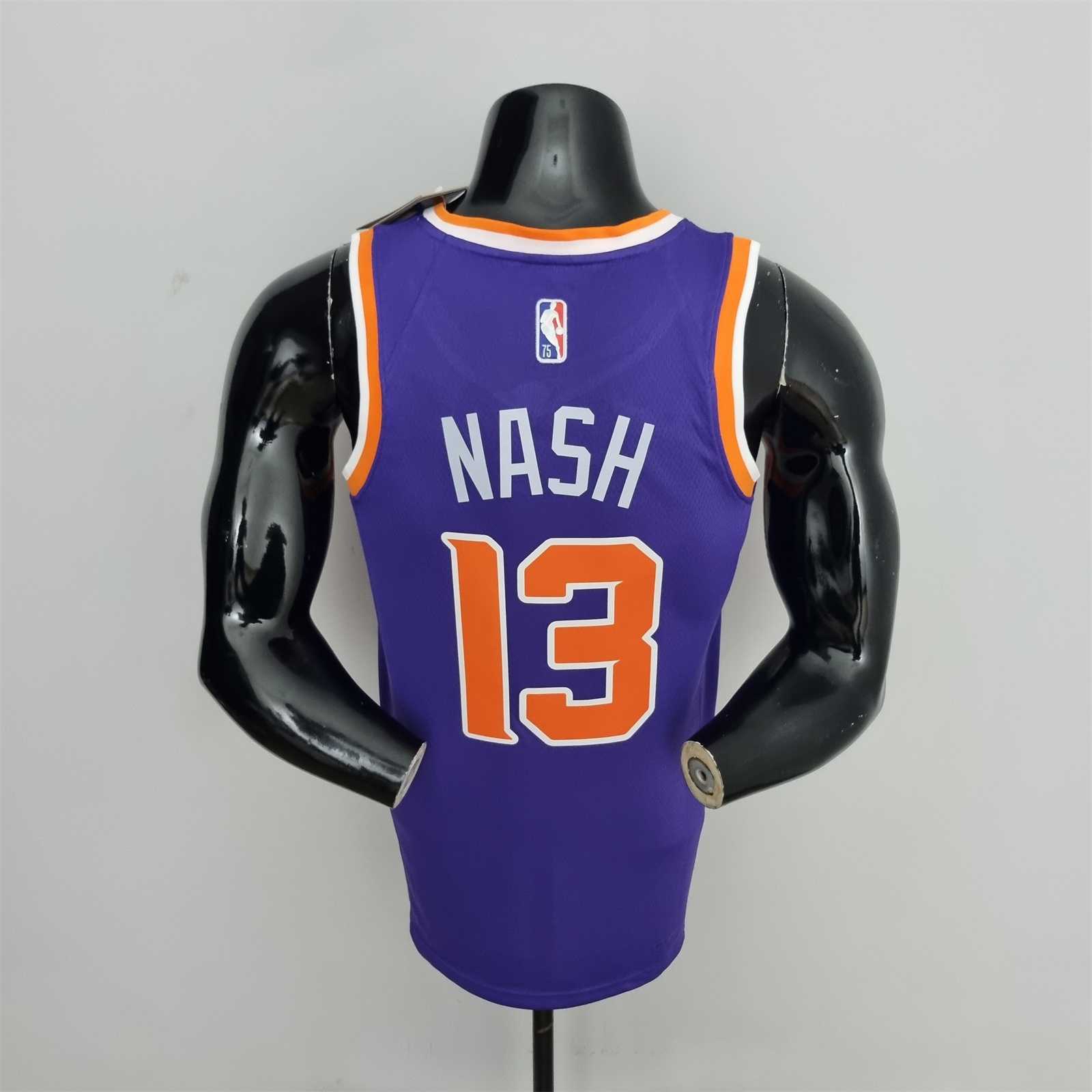 75th Anniversary Nash #13 Phoenix Suns Purple NBA Jersey 5