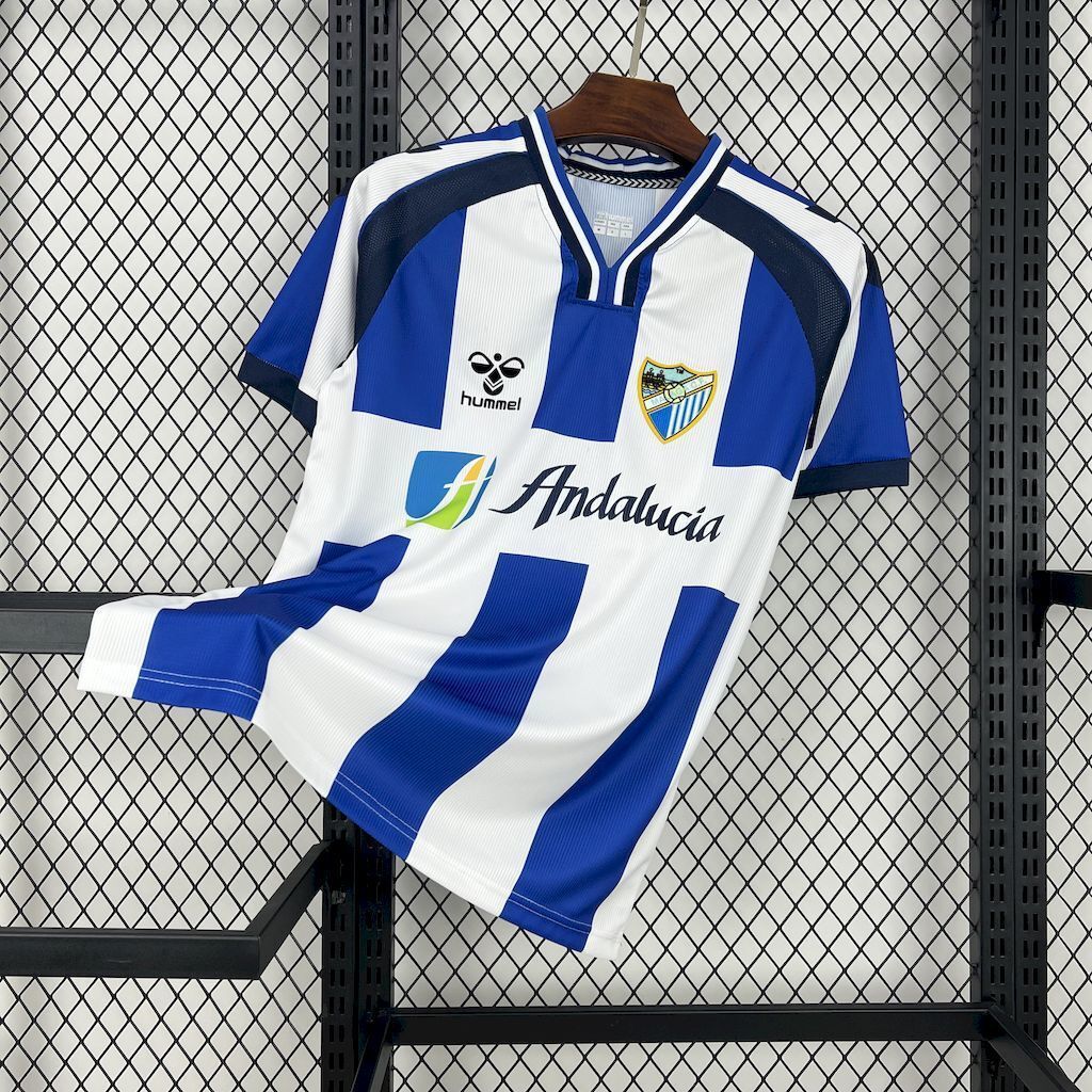 25-26 Malaga La Liga Promotion 25th Anniversary Special Edition Shirt AAAAJersey Dropship Yupoo