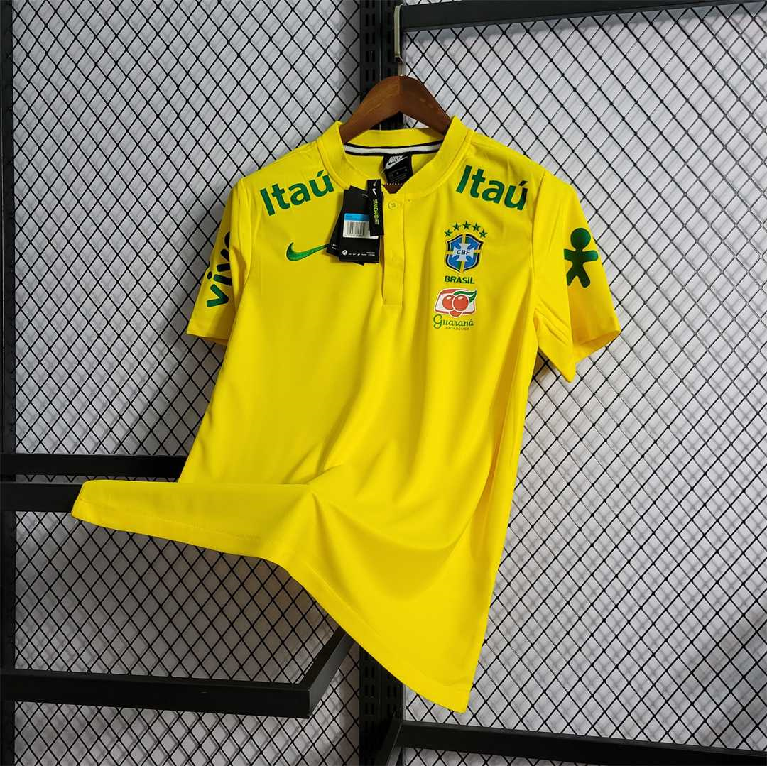 2122 Brazil Pre-Game Yellow 5