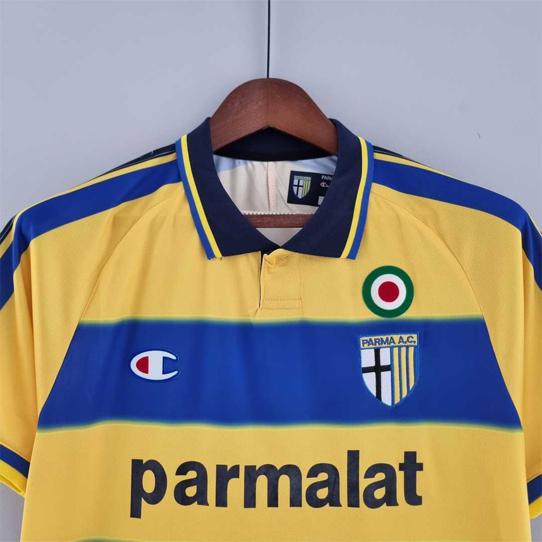 99-00 Parma home Cheap Football Kit 1