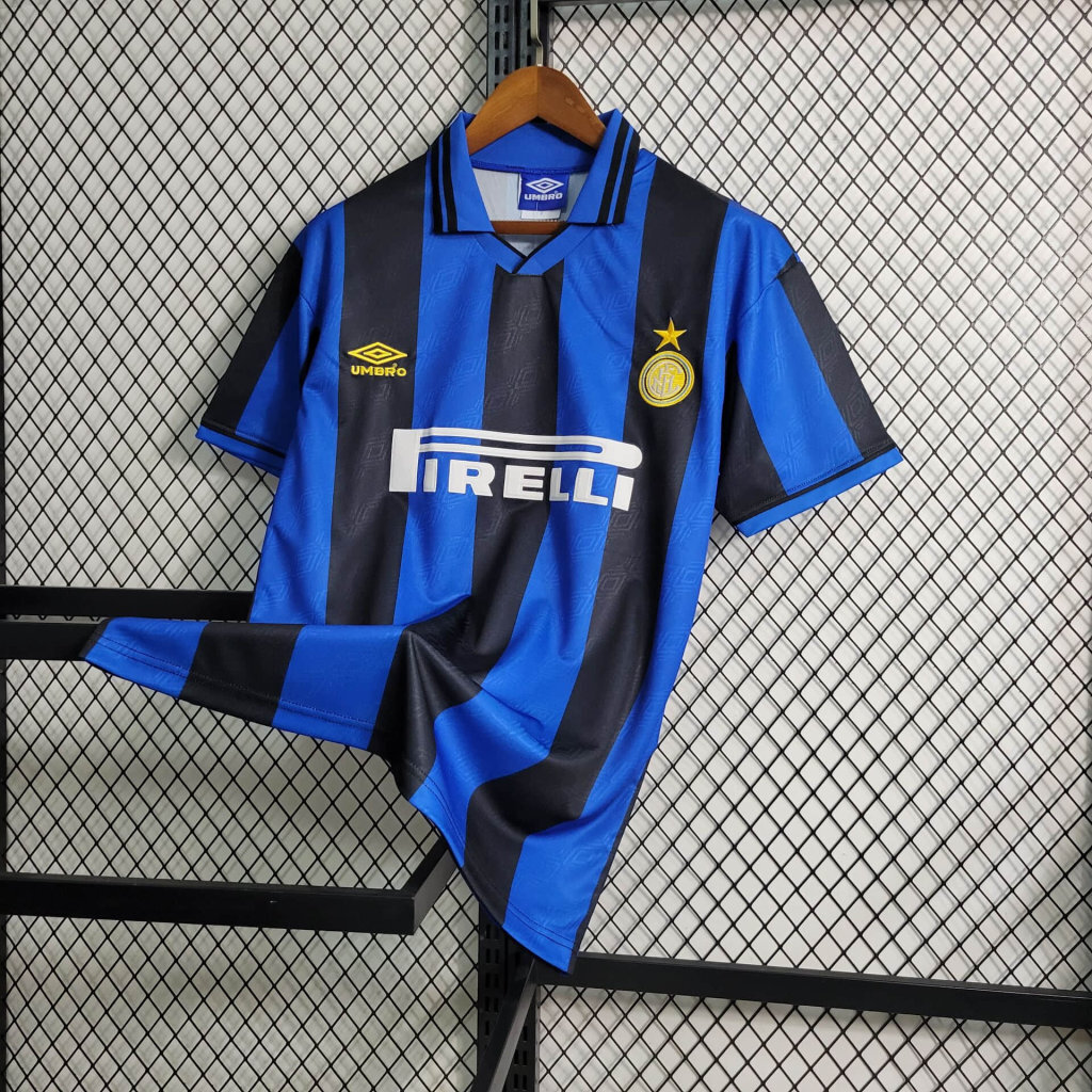 95-96 Retro Inter Milan Home S-XXL Cheap Soccer Jerseys 2