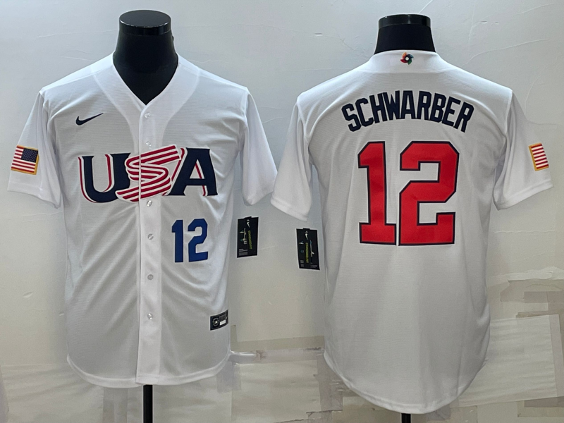 USA 2023 World Cup Baseball Jerseys 21