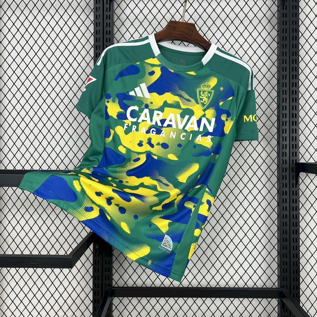 24-25 Zaragoza Fourth Shirt Football Uniforms AAAAJersey Supplier Yupoo