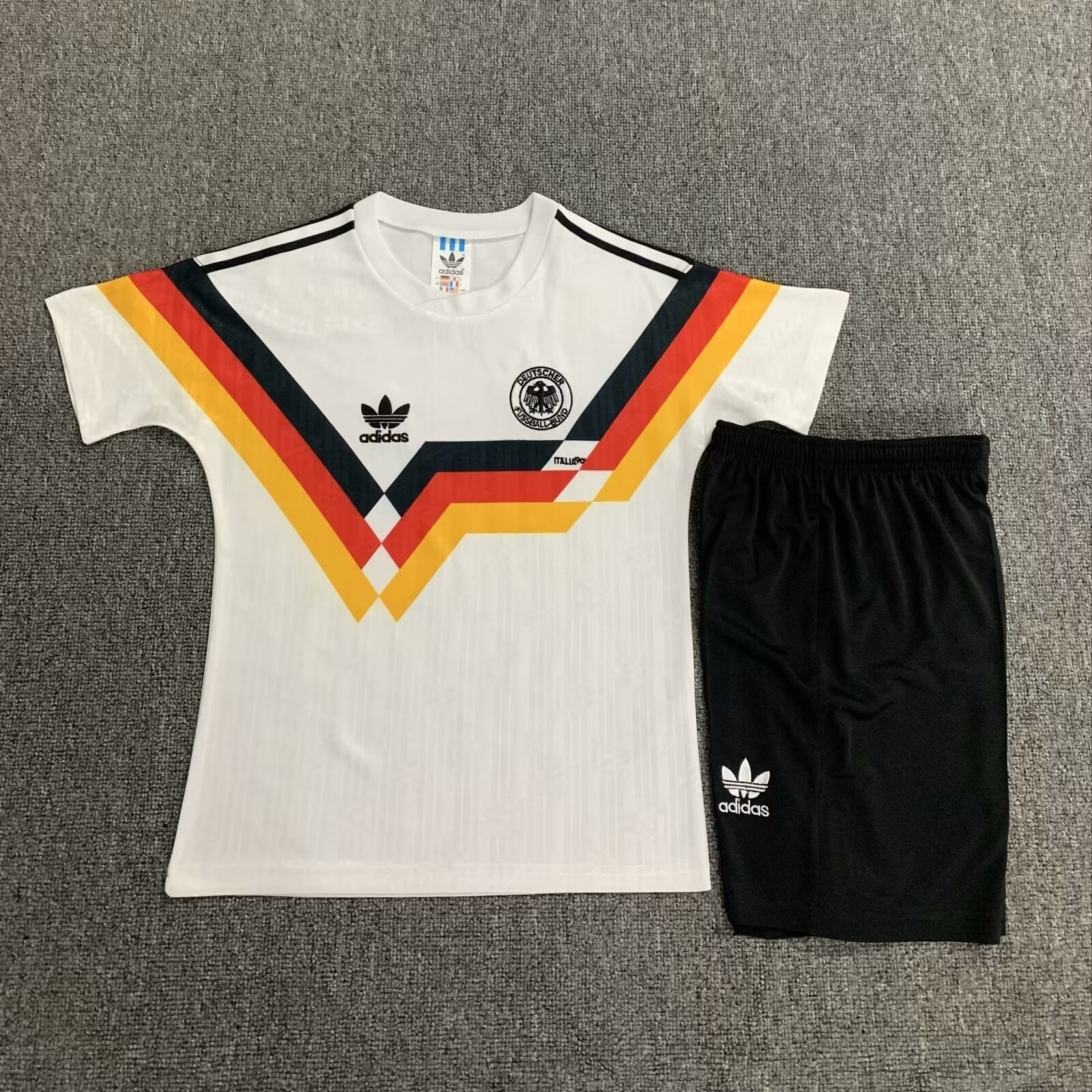 1990 Germany Home Retro Kids Kits World Cup Shirt Cheap Jerseys Yupoo 1