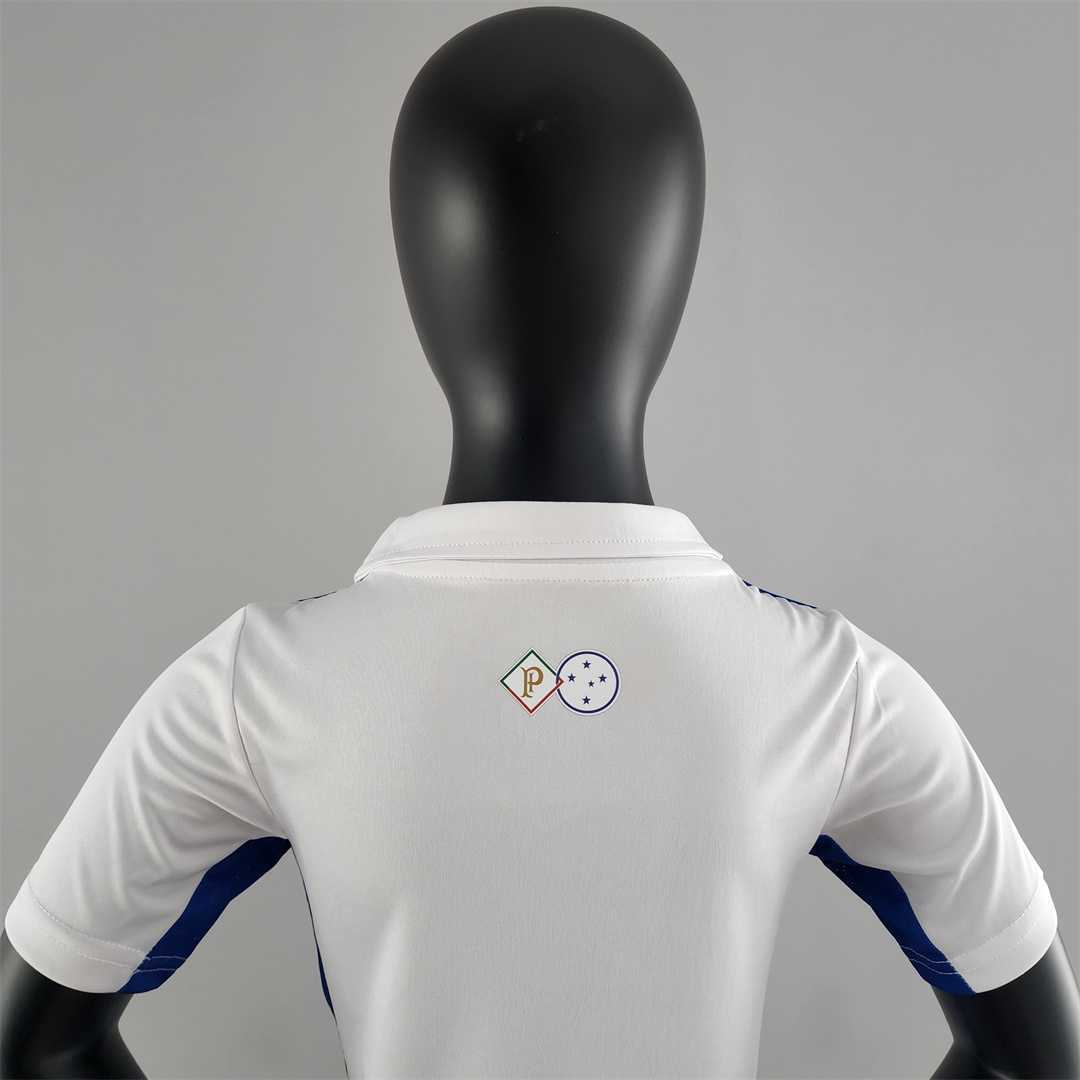 22-23 Cruzeiro away kids kit 8