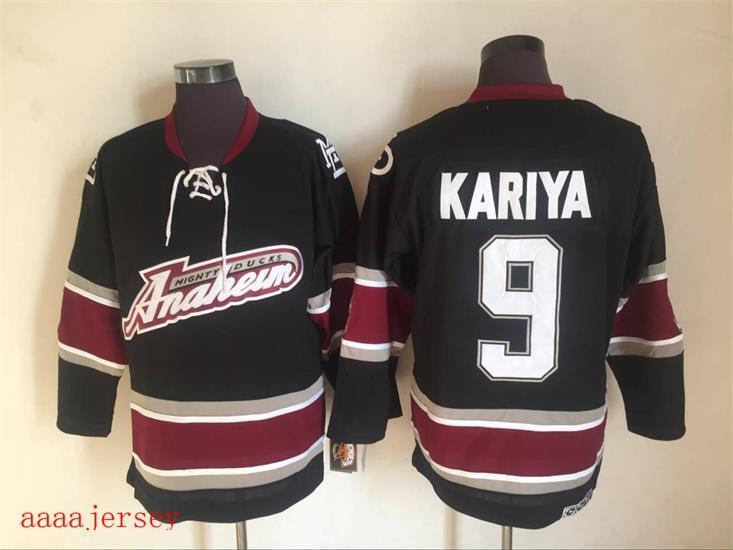 Anaheim Ducks retro ice hockey jersey M-3XL 阿纳海姆鸭队复古冰球服