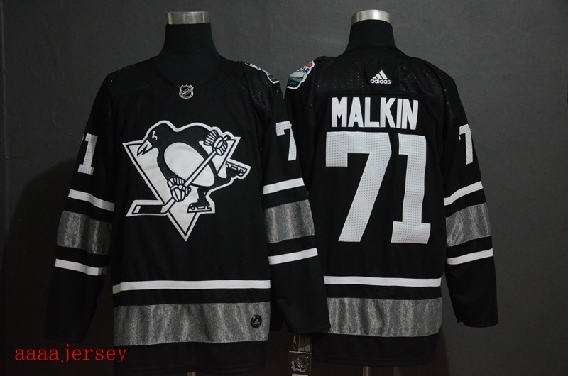 2019 Pittsburgh Penguins all star ice hockey jersey M-3XL 匹兹堡企鹅队全明星冰球服 1