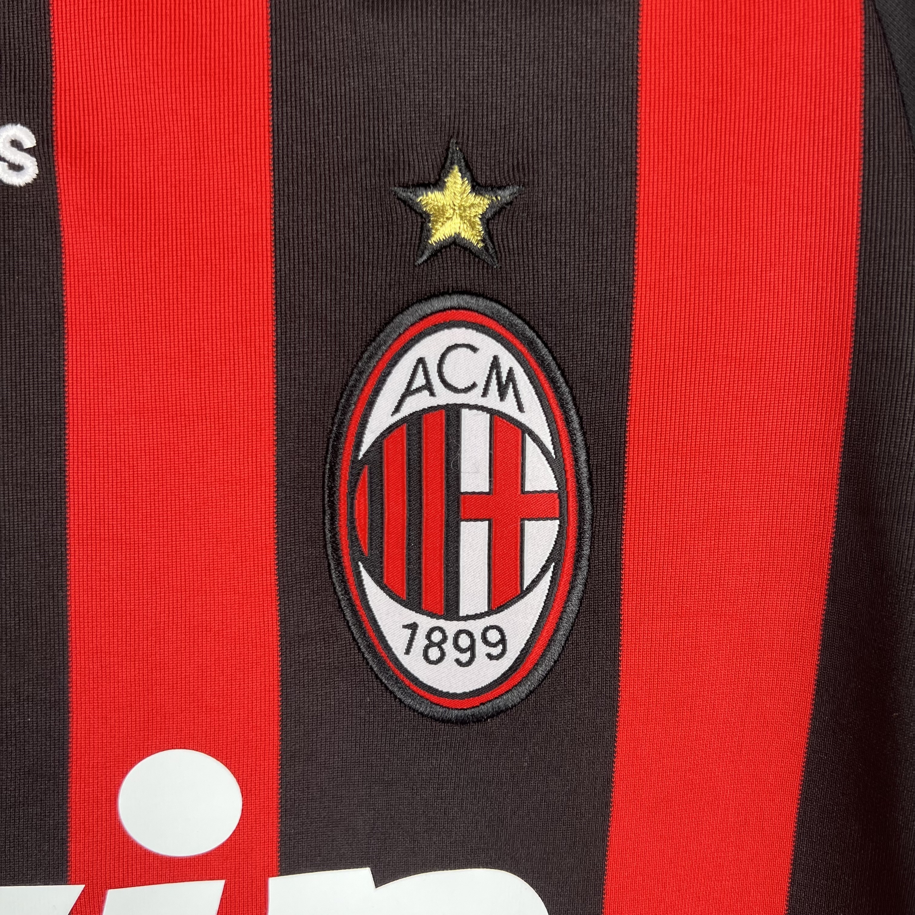 08-09 Retro long sleeve AC Milan Home S-XXL 6