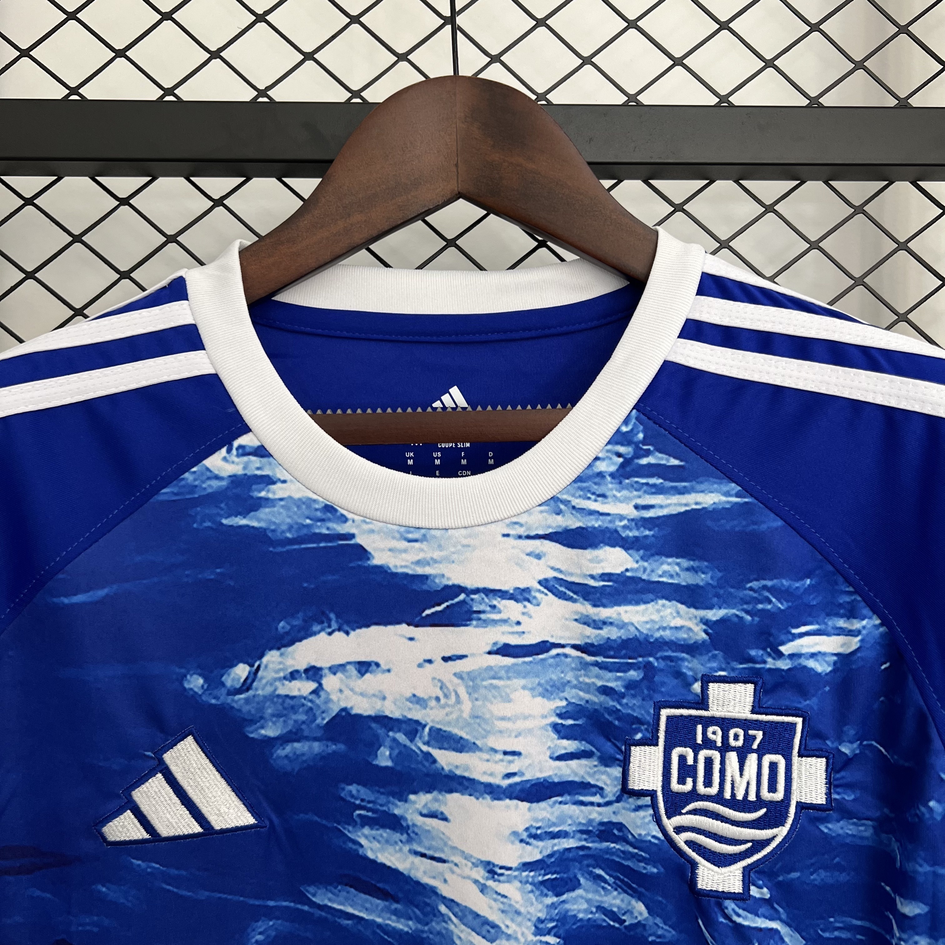 25-26 Como 1907 Home Kit Shirt Football Uniform AAAAJersey Wholesale Yupoo 2
