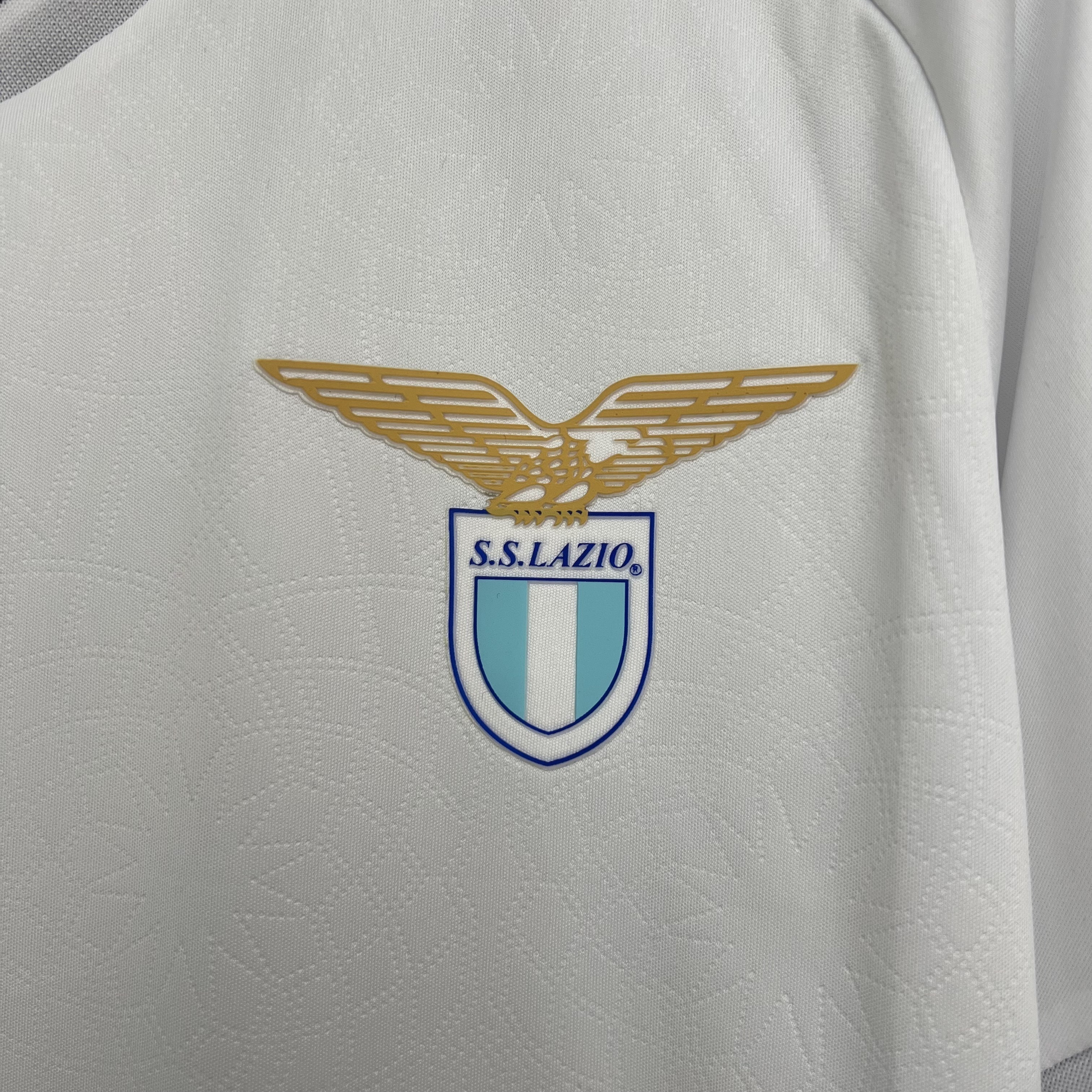 25-26 Lazio Away Kit White Football T-Shirt AAAAJersey Dropshiping Yupoo 1