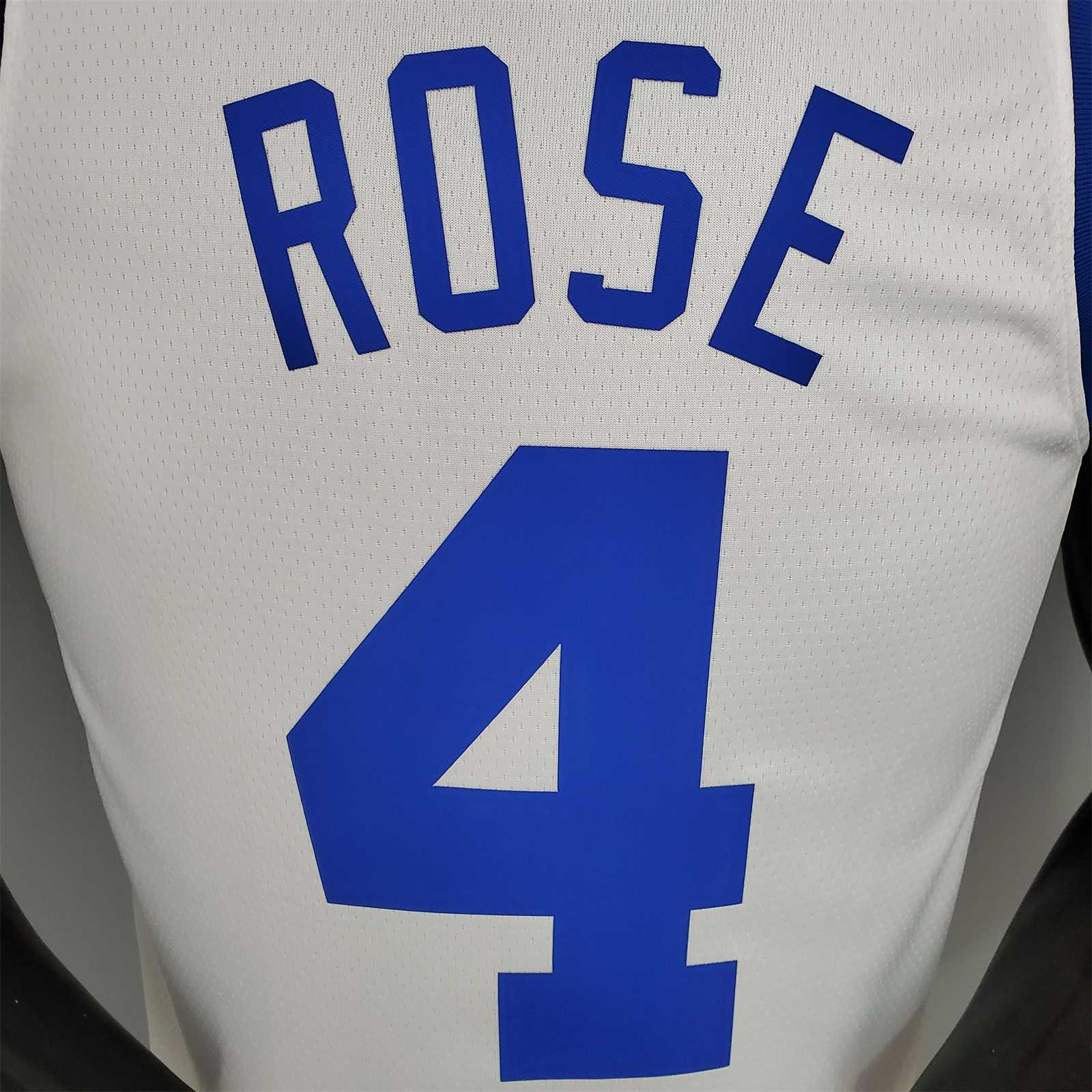 ROSE#4 75th Anniversary Knicks White 2