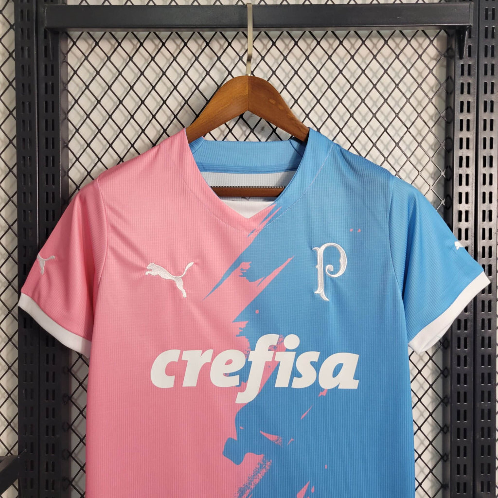 23-24 Palmeiras Special Edition Pink&Blue S-4XL Cheap Soccer Jerseys 9