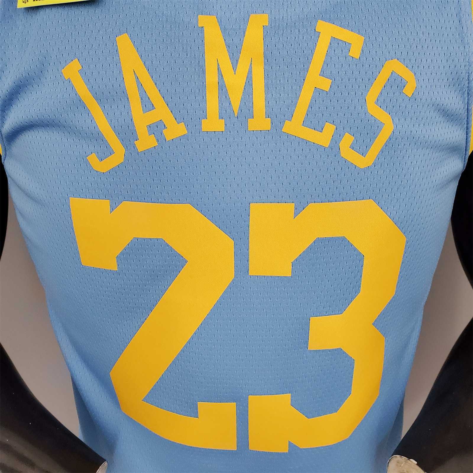 2021 James#23 Lakers Minneapolis Edition Blue 1